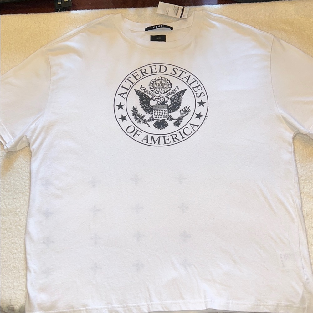 Ksubi White Graphic Tee - Altered States of America